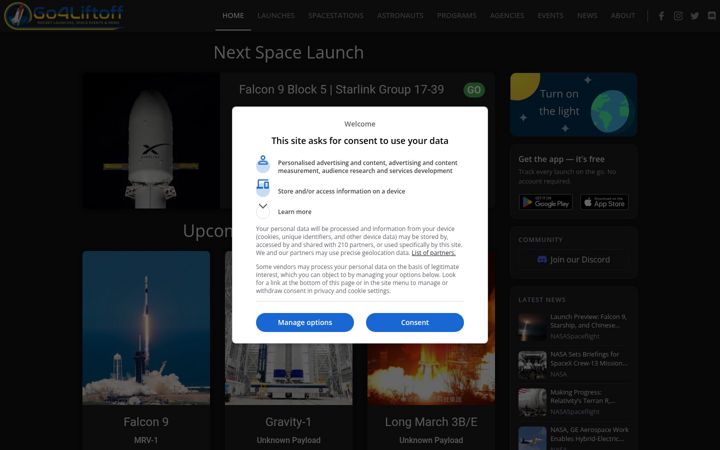 Screenshot of go4liftoff.com
