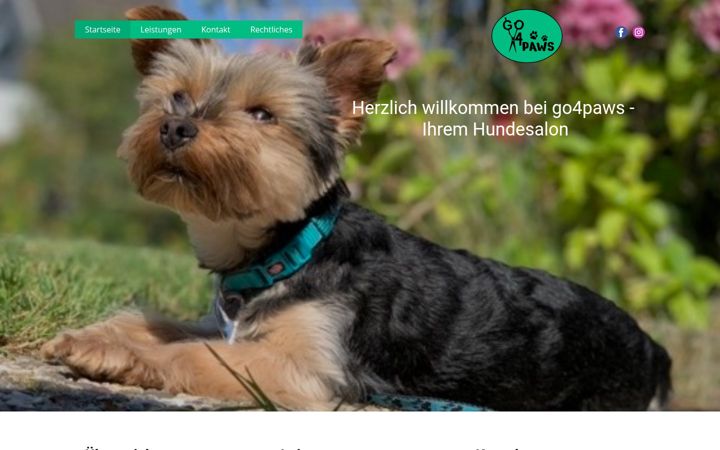 Screenshot of go4paws.de