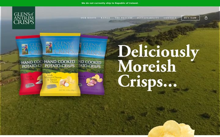 Screenshot of goacrisps.com