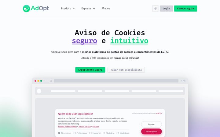 Zrzut ekranu goadopt.io