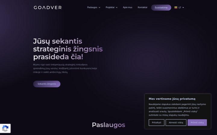 Screenshot of goadver.com