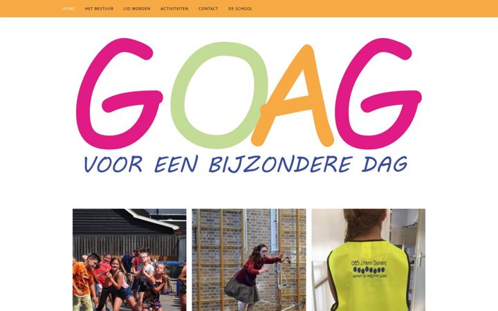 Screenshot of goag.nl