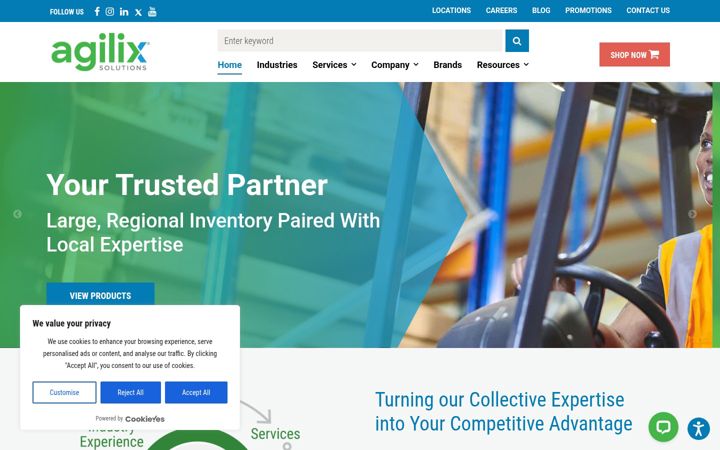 Screenshot of goagilix.com