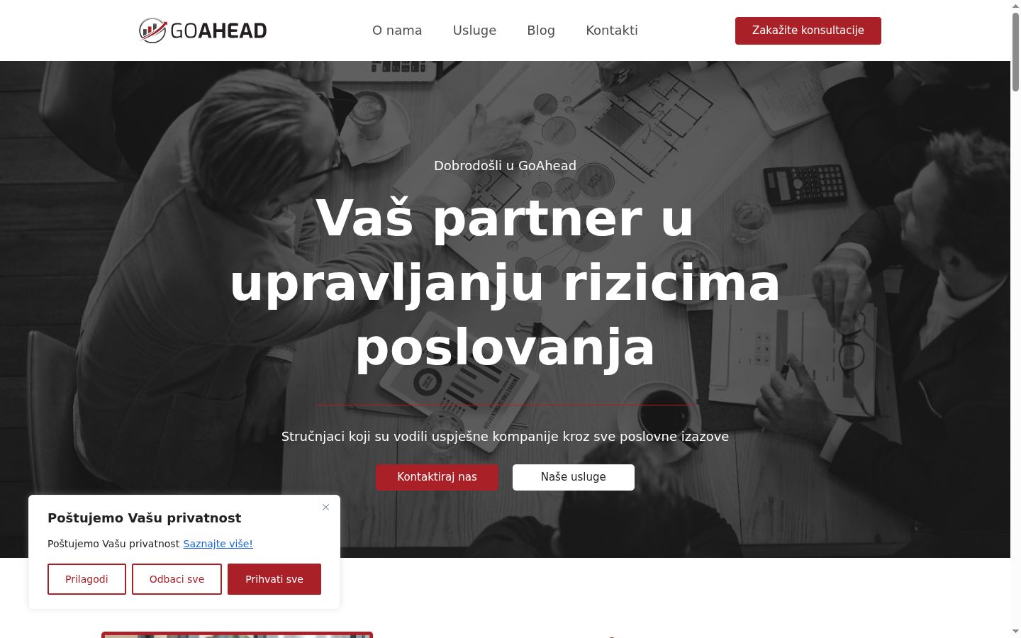Zrzut ekranu banera zgody wyświetlanego przed jakąkolwiek interakcją