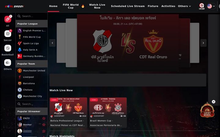 Screenshot of goaldaddythai.com
