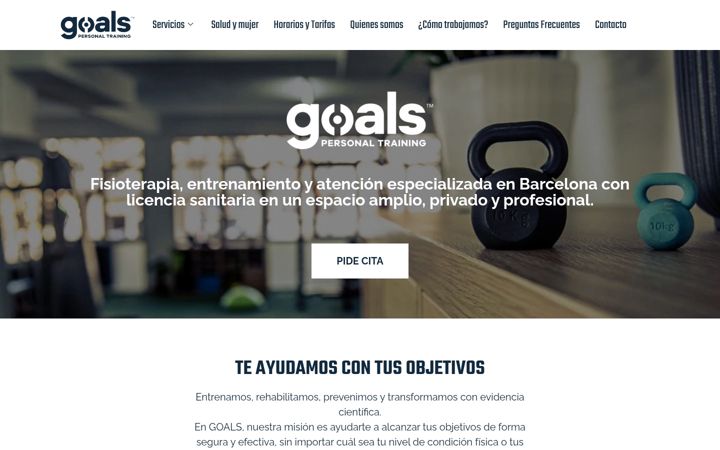 Screenshot of goalsbcn.com