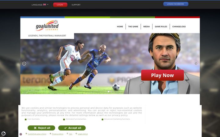 Zrzut ekranu goalunited.org