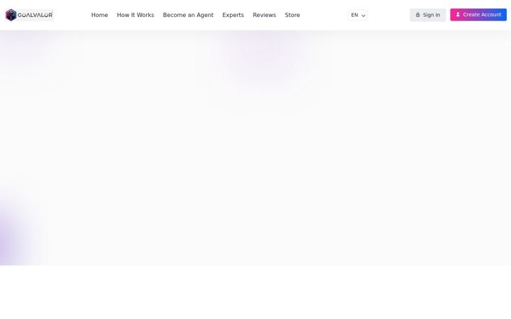 Screenshot of goalvalor.com