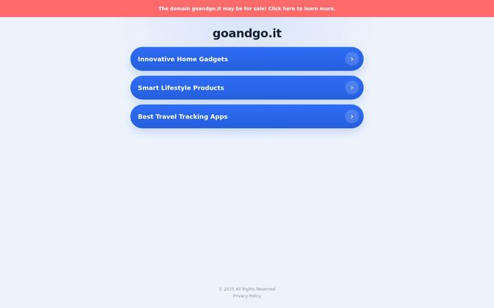 Screenshot of goandgo.it
