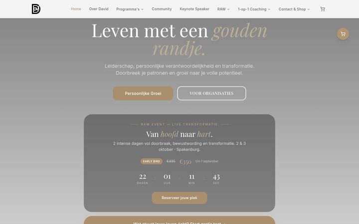 Screenshot of goandtell.nl