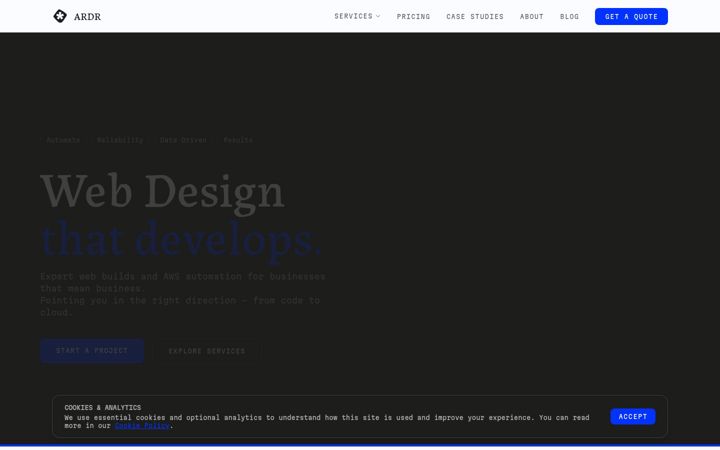 Screenshot of goardr.com