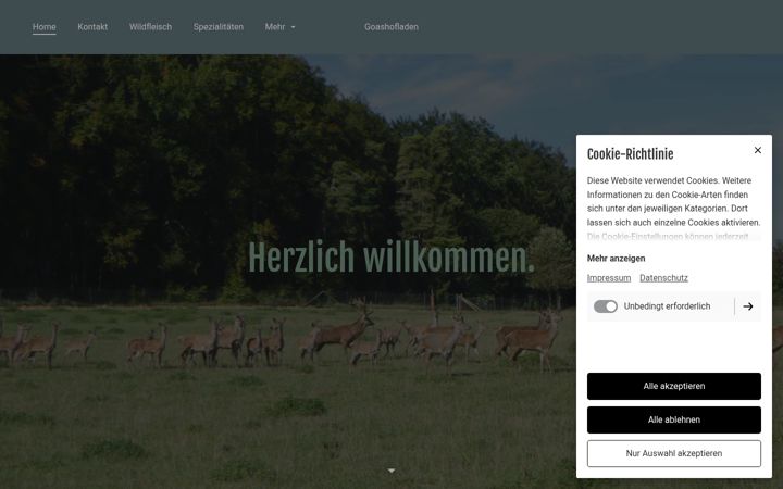Screenshot of goashofladen.de