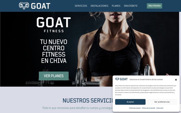 Screenshot of goatchiva.com