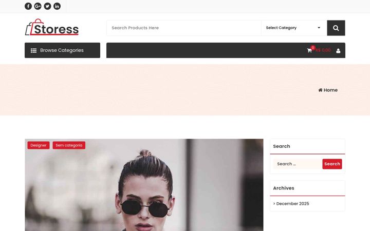 Screenshot of goatiner.com.br