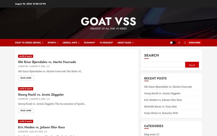 Screenshot of goatvss.com