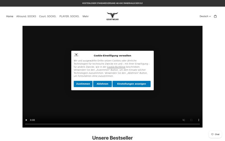 Screenshot of goatwear.de