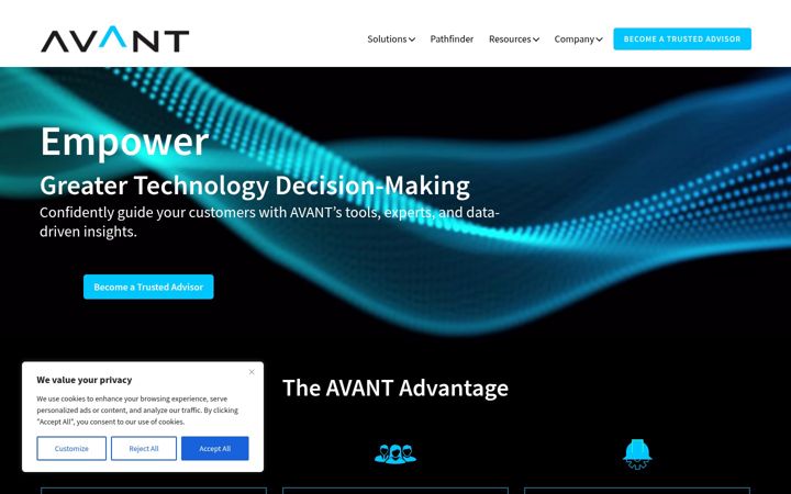 Screenshot of goavant.net