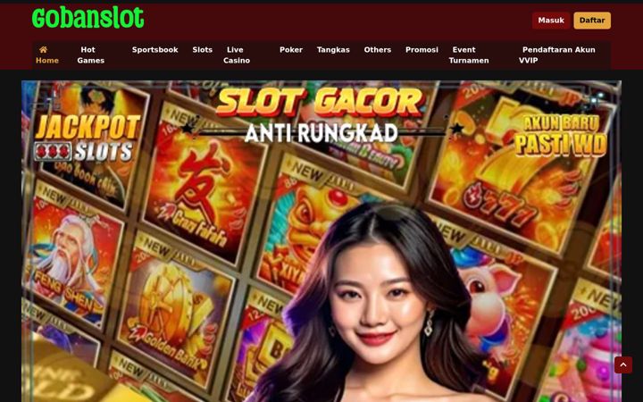 Screenshot of gobanslot.net