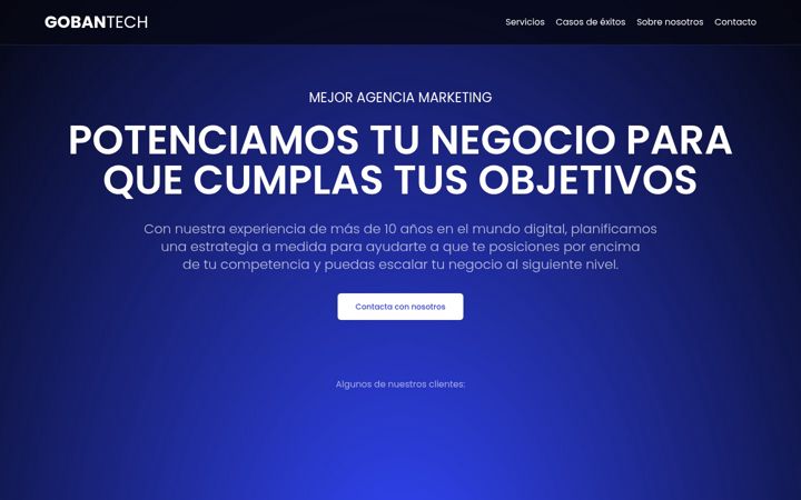 Screenshot of gobantech.com