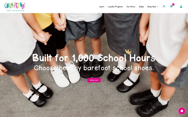 Screenshot of gobarefoot.ae