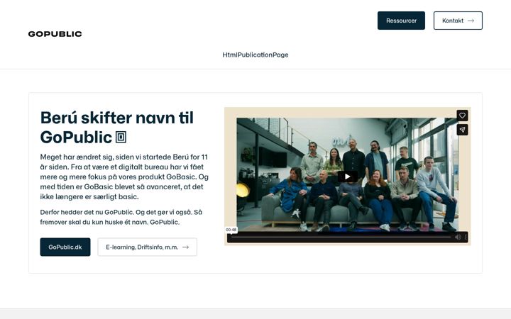 Screenshot of gobasic.dk