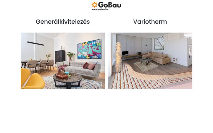 Screenshot of gobau.hu