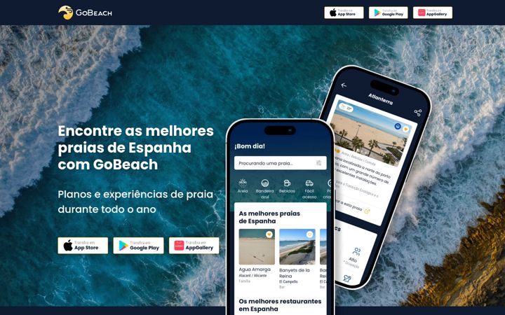 Screenshot of gobeach.pt