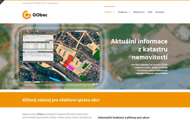 Screenshot of gobec.cz