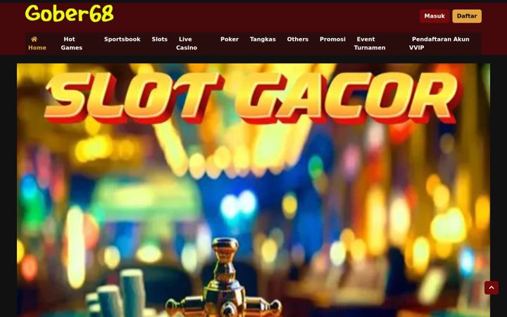 Screenshot of gober68.com