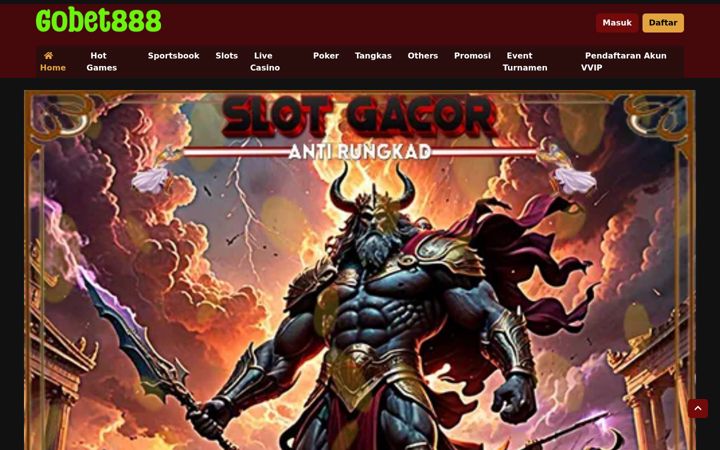 Screenshot of gobet888.org
