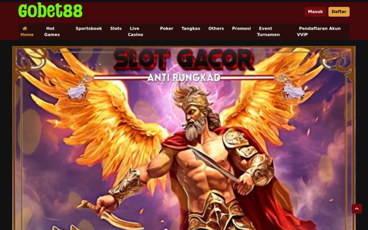 Screenshot of gobet88slot.net