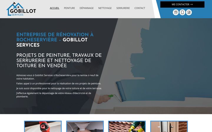 Screenshot of gobillotservices85.fr