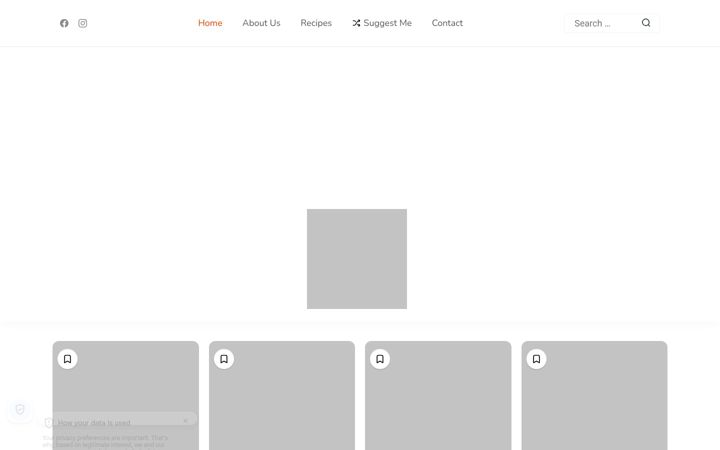 Screenshot of gobirecipes.com