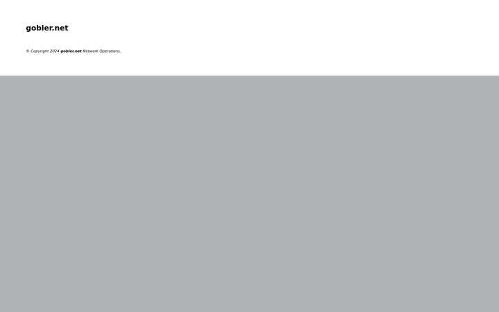 Screenshot of gobler.net