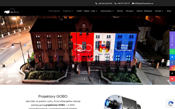 Screenshot of goboprojektor.pl