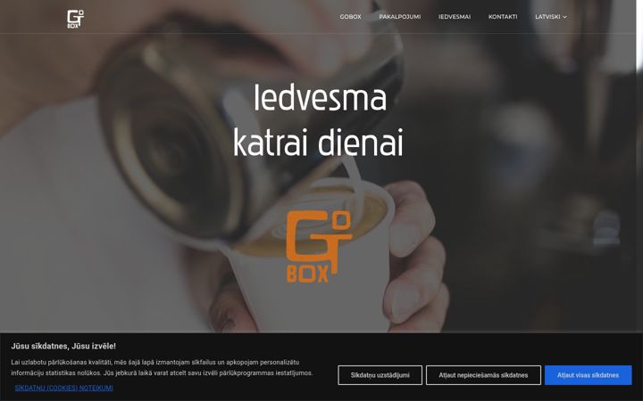 Screenshot of gobox.lv