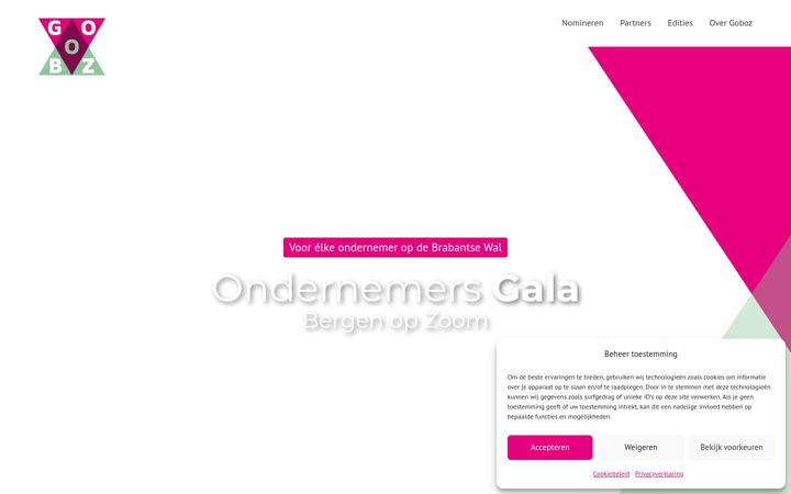 Screenshot of goboz.nl