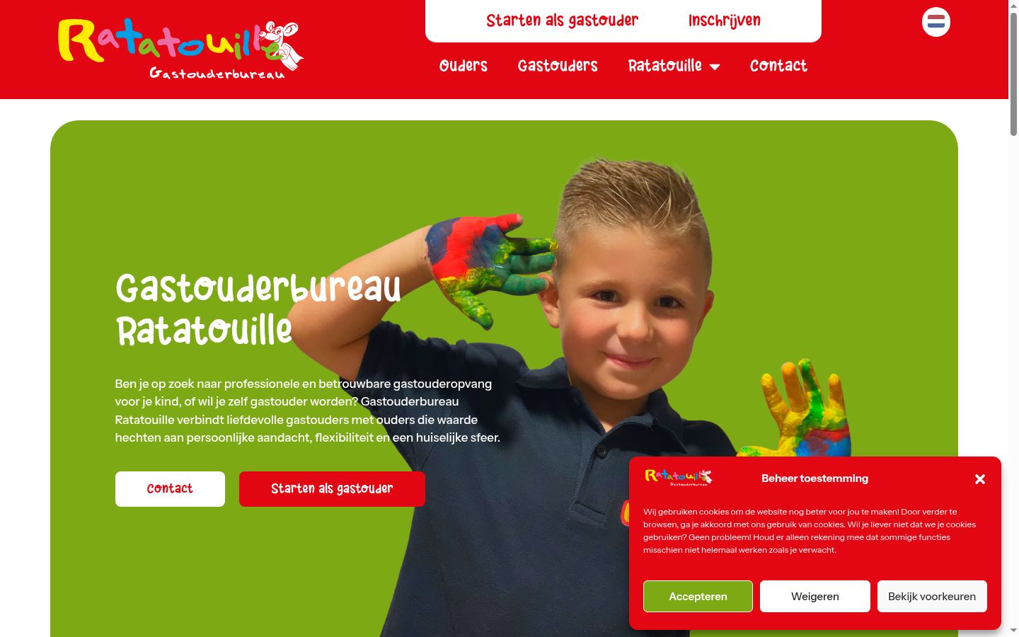 Snímek obrazovky baneru souhlasu zobrazeného před jakoukoli interakcí