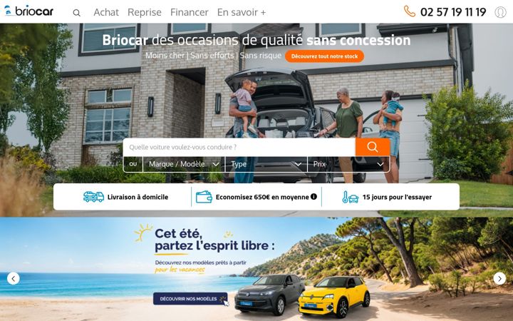 Screenshot of gobriocar.com