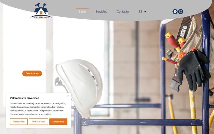 Screenshot of gobyreformas.com