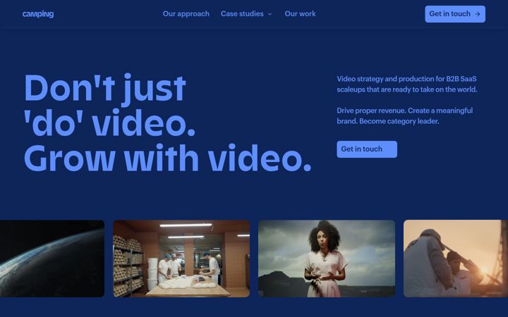 Screenshot of gocamping.tv