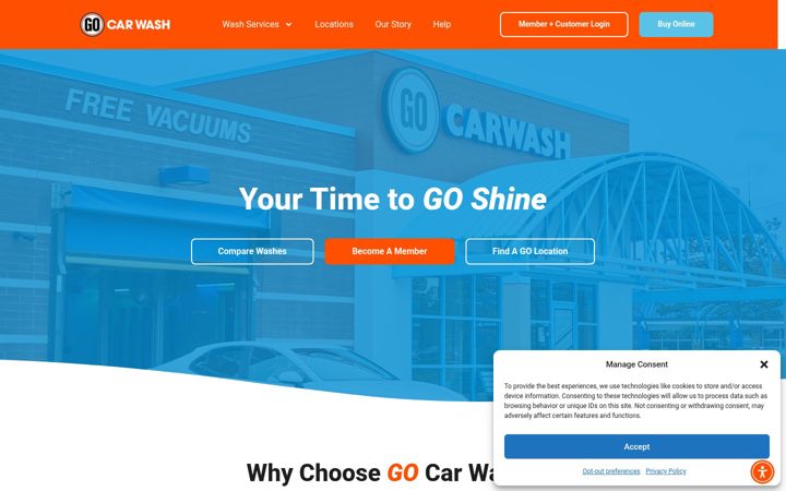 Screenshot of gocarwash.com