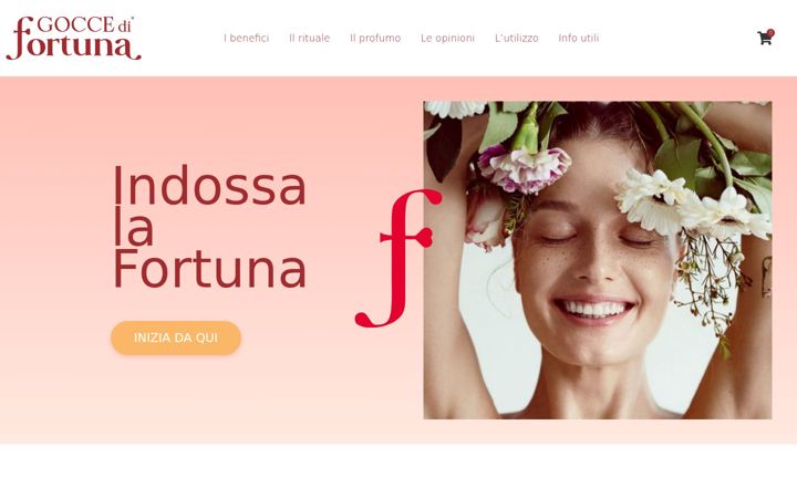 Skærmbillede af goccedifortuna.it