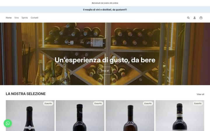 Screenshot of goccedivino.it