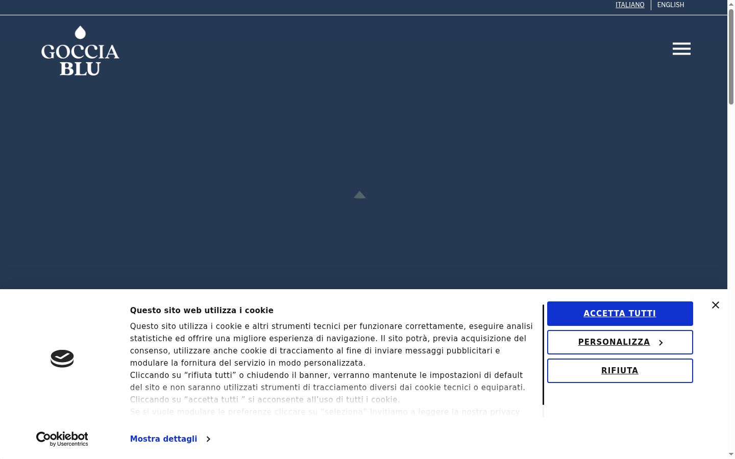 Screenshot tal-banner tal-kunsens muri qabel kwalunkwe interazzjoni