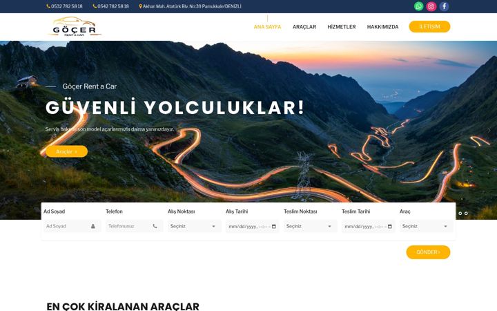 Screenshot of gocerrentacar.com