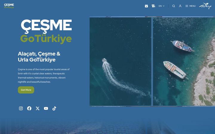 Screenshot of gocesmeturkiye.com