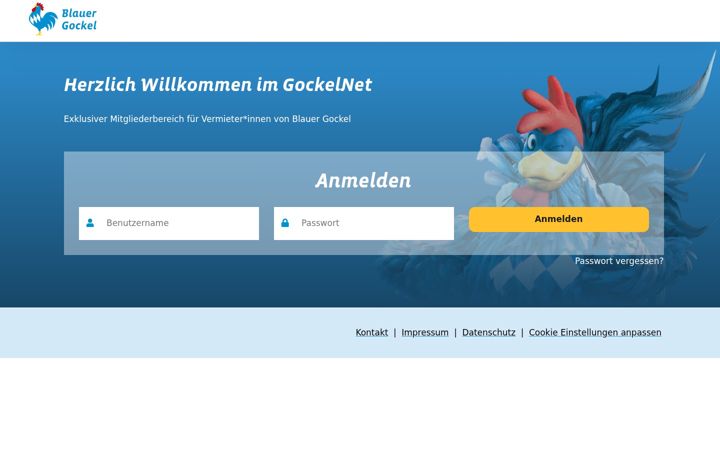 Screenshot of gockelnet.com