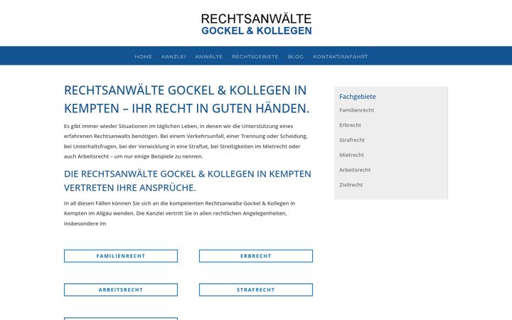 Screenshot of gockelundkollegen.de