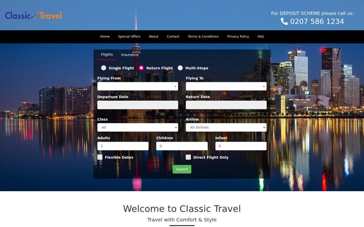 Screenshot of goclassic.co.uk